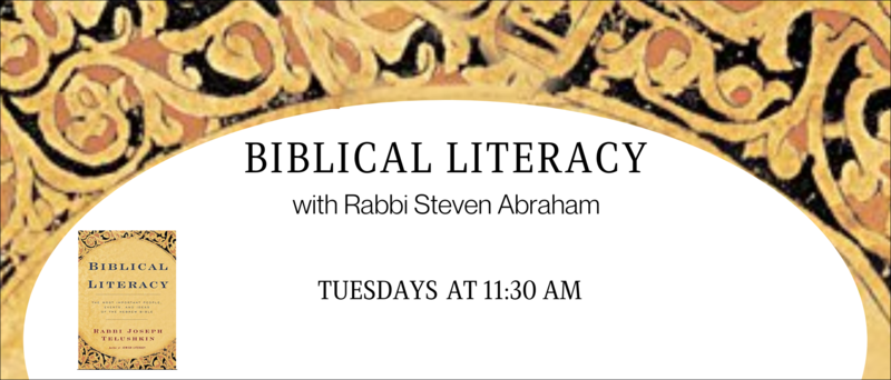 Banner Image for Biblical Literacy with Rabbi