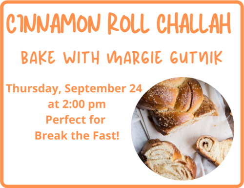 Banner Image for Cinnamon Roll Challah with Margie