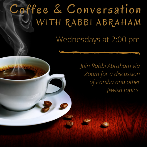 Banner Image for Coffee & Conversation with Rabbi