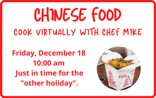 Banner Image for Virtual Cooking with Chef Mike