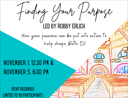 Banner Image for Finding Your Purpose Workshop with Robby Erlich