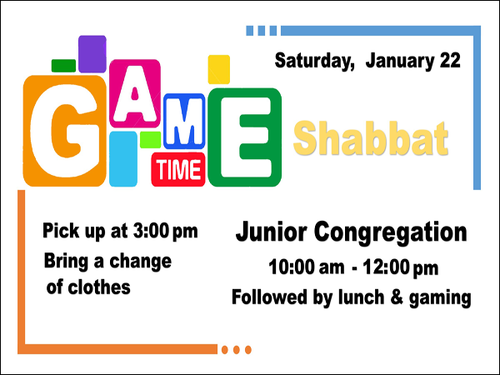 Banner Image for Game Time Shabbat