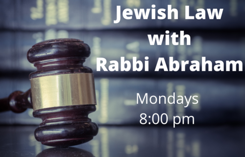 Banner Image for Jewish Law with Rabbi