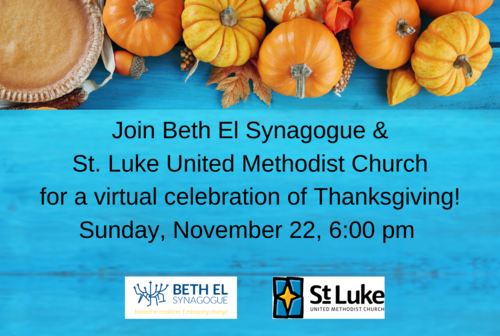 Banner Image for Virtual Thanksgiving with St. Luke